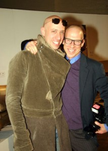 Style expert Robert Verdi (left), wearing Rick Owens, at the 23rd Annual Bailey House Auction & Party @ Lexington Avenue Armory (Source: MRNY)