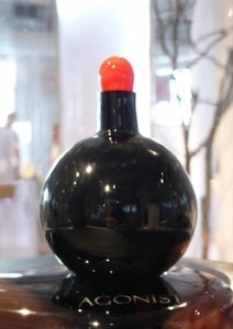 Agonist perfume in collector bottle by Kosta Boda (Source: MRNY)