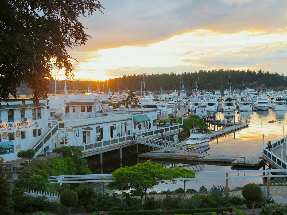 At Roche Harbor on San Juan Island, the Hotel de Haro (now known as Roche Harbor Resort) was built from a former Hudson’s Bay Post bunkhouse from 1887. ©MRNY
