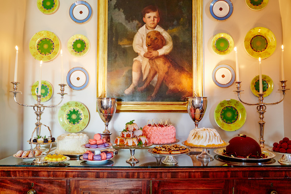 Glenmere Mansion pastry display ©Melanie Acevedo & David Engelhardt for Rizzoli New York