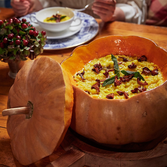 Squash risotto at the Inn at Little Washington ©Melanie Acevedo & David Engelhardt for Rizzoli New York