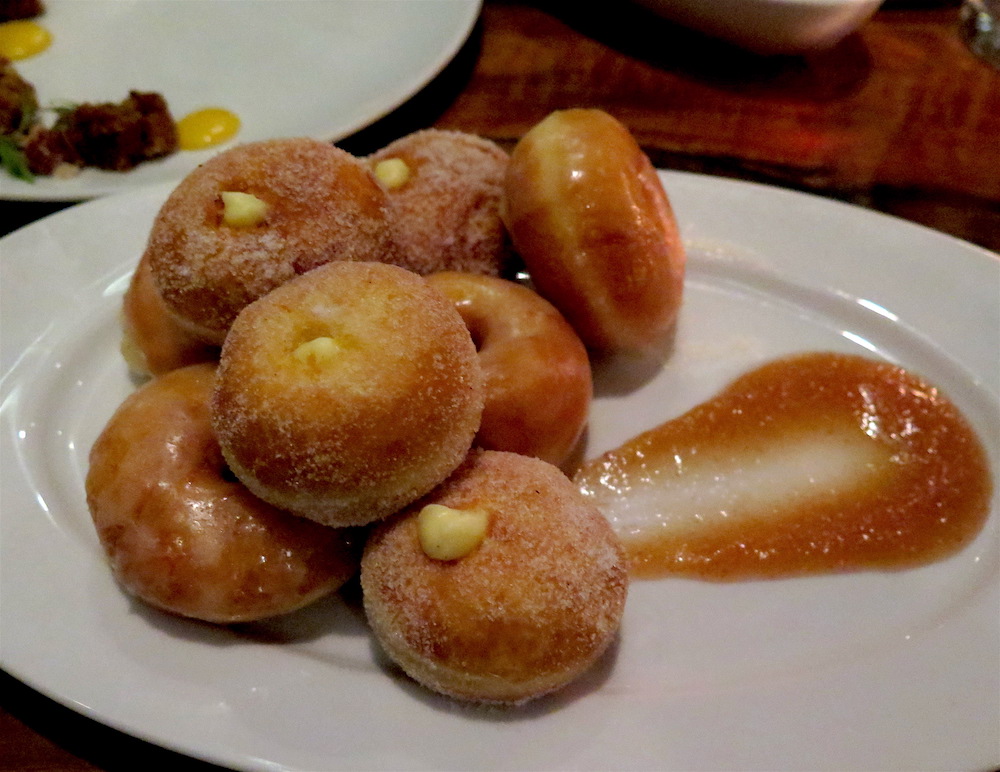 Pastry Chef Yarisis Jacobo's bomboloni served two ways ©MRNY