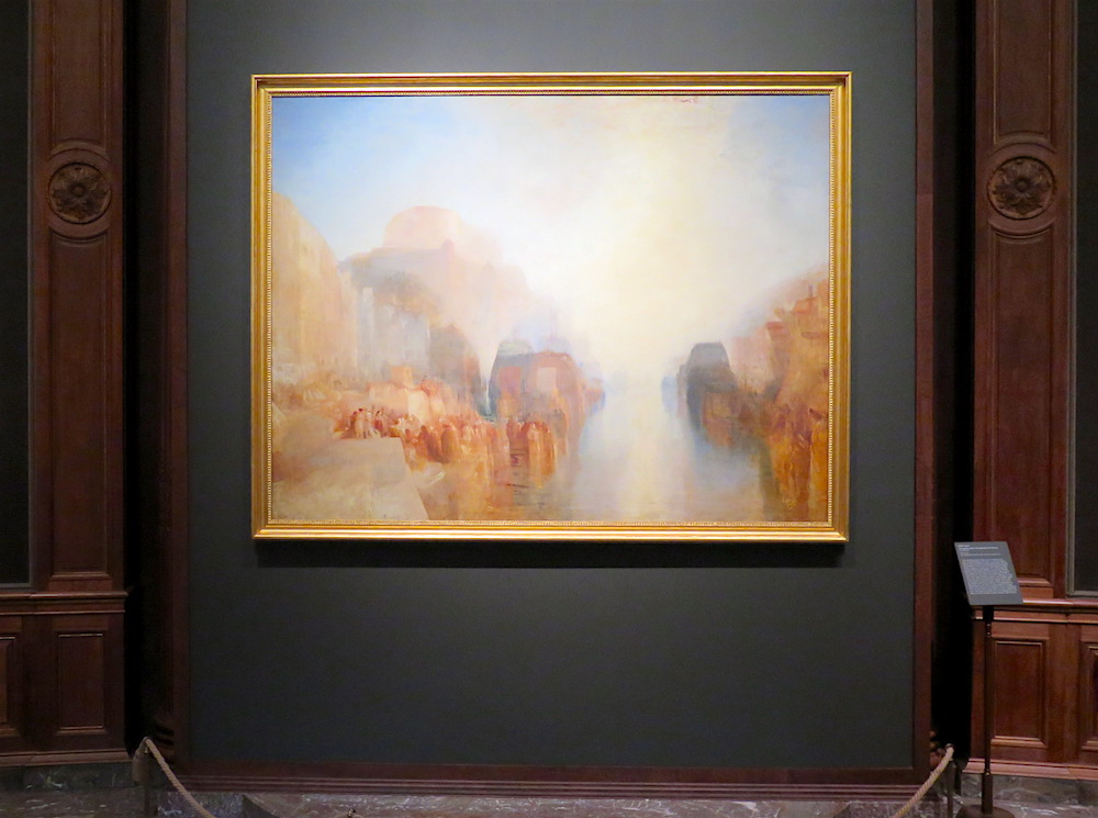 J.M.W. Turner, The Harbor of Brest: The Quayside and Château, ca. 1826-1828 (photo credit ©MRNY)