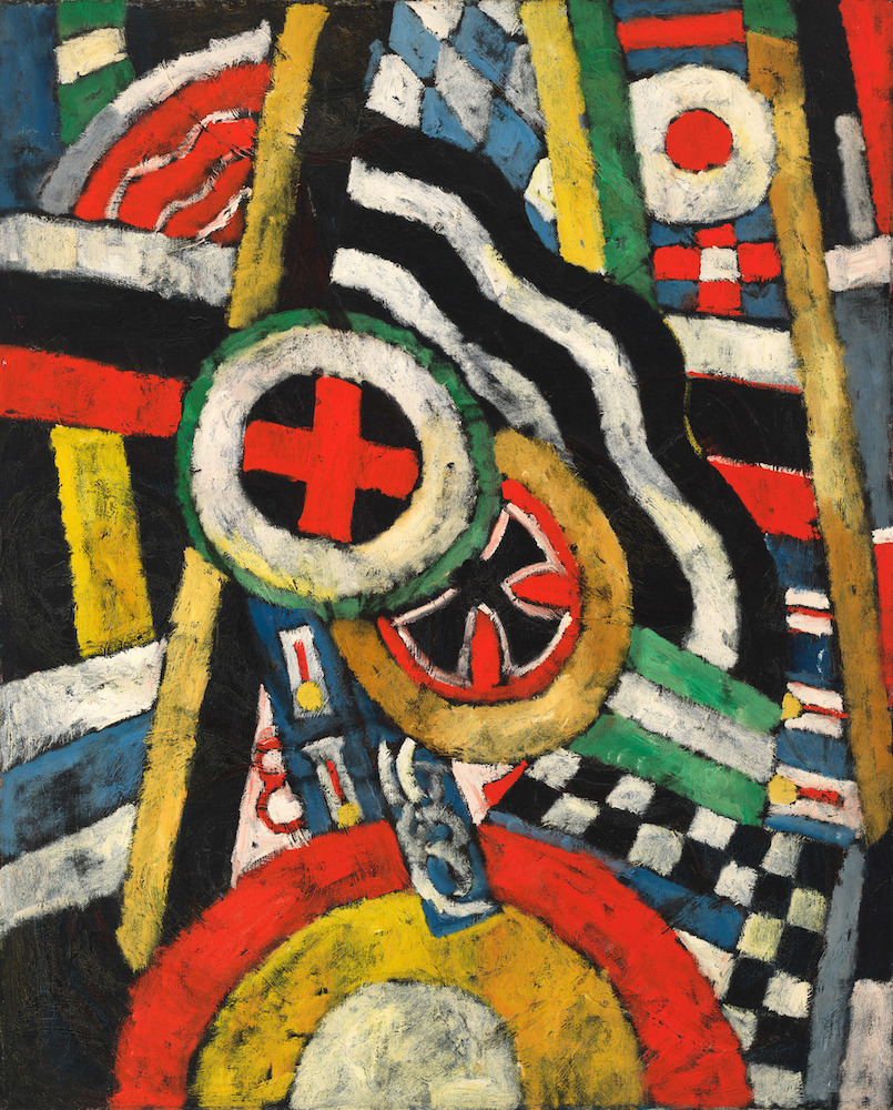 Marsden Hartley (1877-1943), Painting, Number 5, 1914-15. Oil on linen, 39 1/4 × 32 in. (99.7 × 81.3 cm). Whitney Museum of American Art, New York; gift of an anonymous donor 58.65